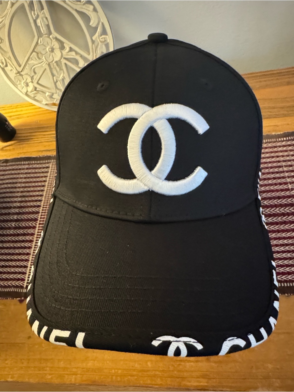 Black Logo Baseball Cap